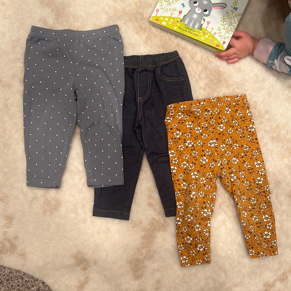 Bundle of 3 Carters leggings